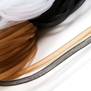www.houseofadorn.com - Crinoline Tubular / Roulo Nylon Mesh Tubing 3/8" / 9mm (Price per 1m)
