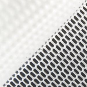 www.houseofadorn.com - Mesh Polyester Non-Stretch Fabric W150cm - Style 6711 - Honeycomb Net (Price per 1m) - White