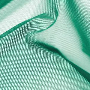 www.houseofadorn.com - Italian Mesh Polyester 4 Way Stretch Fabric W150cm - Extra Fine Alicante Net Plain (Price per 1m) - Jade