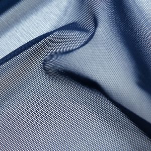 www.houseofadorn.com - Italian Mesh Polyester 4 Way Stretch Fabric W150cm - Extra Fine Alicante Net Plain (Price per 1m) -  Dark Navy