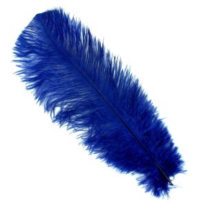www.houseofadorn.com - Feather Ostrich Plume 30-40cm - Blue