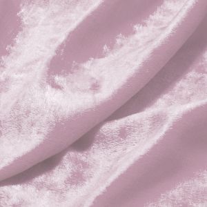 www.houseofadorn.com - Velvet Spandex Lycra 2 Way Stretch Fabric W150cm - Panne/Crushed Velvet (Price per 1m) - Baby Pink **SLIGHT FAULTS**