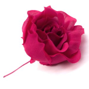 www.houseofadorn.com - Flower Large Rose 10cm Style 8217 (Price Per Flower) - Fuchsia