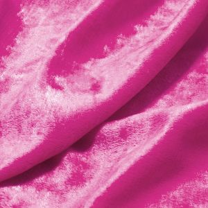 www.houseofadorn.com - Velvet Spandex Lycra 2 Way Stretch Fabric W150cm - Panne/Crushed Velvet (Price per 1m) - Candy Pink