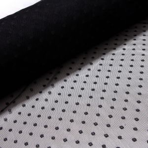 www.houseofadorn.com - Tulle Soft Fine Netting - Polka Dot Spots Style #9751 - 50cm Wide (Price per metre)