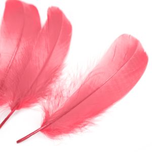 www.houseofadorn.com - Feather Goose Nagoire Hand Selected Loose (Pack of 24) - Flamingo