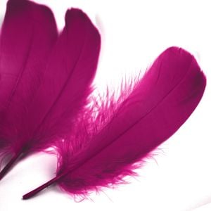 www.houseofadorn.com - Feather Goose Nagoire Hand Selected Loose (Pack of 24) - Magenta