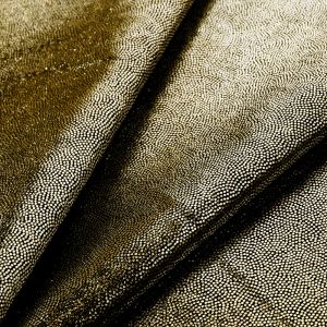www.houseofadorn.com - Spandex Nylon Lycra 4 Way Stretch Fabric W150cm/190gm - Fog/Mist/Mystique Foil Finish (Price per 1m) - Gold on Black