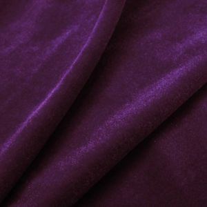 www.houseofadorn.com - Velvet Spandex Lycra 4 Way Stretch Fabric W150cm - Plain (Price per 1m) - Plum