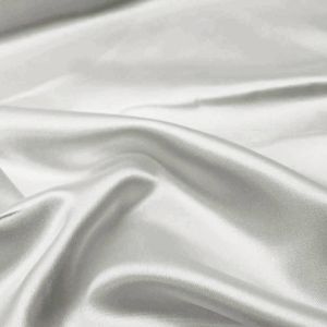 www.houseofadorn.com - Polyester Satin Fabric 150cm (Price per 1m) - Silver Grey