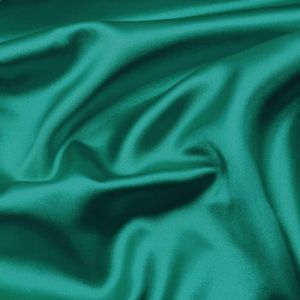 www.houseofadorn.com - Polyester Satin Fabric 150cm (Price per 1m) - Teal Green