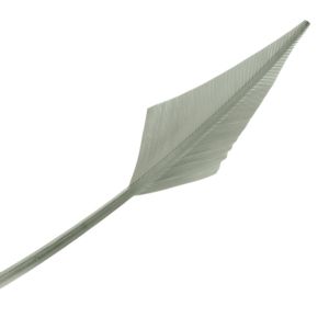 www.houseofadorn.com - Feather Turkey Arrowhead - Grey