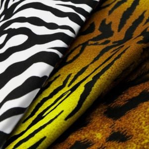 www.houseofadorn.com - Spandex Nylon Lycra 4 Way Stretch Fabric W150cm/190gm - Animal Print (Price per 1m)