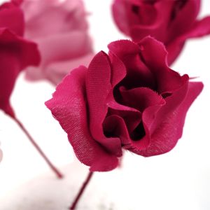 www.houseofadorn.com - Flower Budding Rose Trio 6cm Style 7700 (Price for 3)