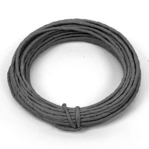www.houseofadorn.com - Paper Covered Craft Wire (24G - Soft) 5m - Charcoal Grey