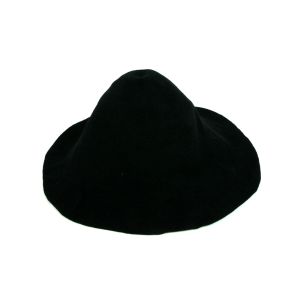 www.houseofadorn.com - Felt Wool Flare Hood - Black