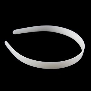 www.houseofadorn.com - Alice Headband - Plastic Plain White