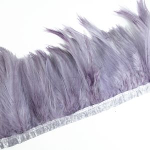 www.houseofadorn.com - Feather Full Hackle on Fringe (Price per 10cm) - Lilac Purple
