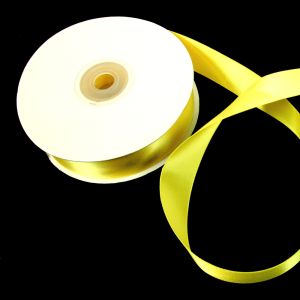www.houseofadorn.com - Ribbon Double Sided Satin 25mm / 1inch (Price per 1m) - Yellow