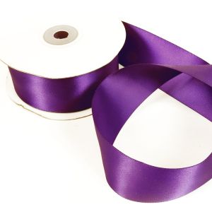 www.houseofadorn.com - Ribbon Double Sided Satin 38mm / 1.5inch (Price for 1m) - Purple