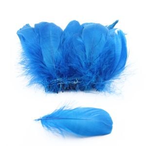 www.houseofadorn.com - Feather Goose Nagoire Strung (Price per 10cm) - Turquoise