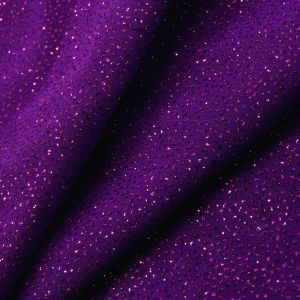 www.houseofadorn.com - Chiffon Polyester Fabric W112cm - Cosmic Glitter (Price per 1m) - Purple