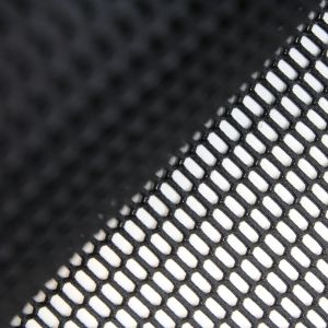 www.houseofadorn.com - Mesh Polyester Non-Stretch Fabric W150cm - Style 6711 - Honeycomb Net (Price per 1m) - Black