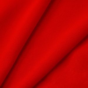 www.houseofadorn.com - Chiffon Polyester Fabric W112cm - Plain (Price per 1m) - Red