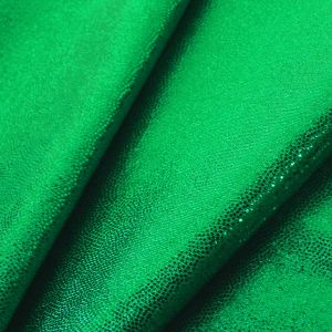 www.houseofadorn.com - Spandex Nylon Lycra 4 Way Stretch Fabric W150cm/190gm - Fog/Mist/Mystique Foil Finish (Price per 1m) - Emerald Green