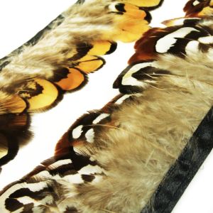 www.houseofadorn.com - Feather Venery Reeve Plumage on Fringe (Price for 50cm)