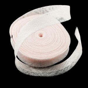 www.houseofadorn.com - Sinamay Bias Binding/Ribbon 3cm (Price per 1.5m) - Baby Pink