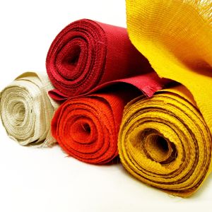 www.houseofadorn.com - Abaca Tinalak Straw Fabric - Plain - 24" / 61cm (Price per 1m)