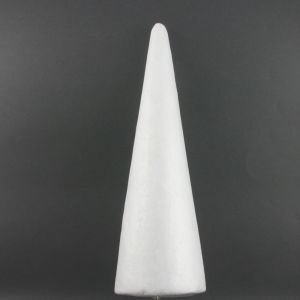 www.houseofadorn.com - Polystyrene Styrofoam - Cone Shape White Foam