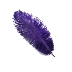 www.houseofadorn.com - Feather Ostrich Plume 30-40cm - Purple