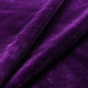 www.houseofadorn.com - Velvet Spandex Lycra 4 Way Stretch Fabric W150cm - Plain (Price per 1m) - Purple