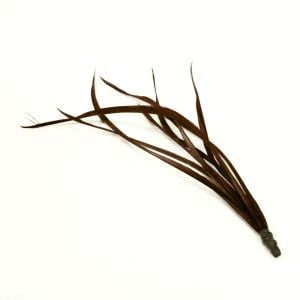 www.houseofadorn.com - Feather Spiky Biot Bunch - Chocolate Brown