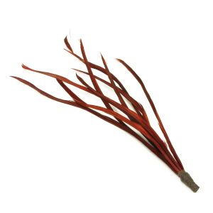 www.houseofadorn.com - Feather Spiky Biot Bunch - Rustic Red