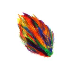 www.houseofadorn.com - Feather Hackle Pad - Assorted - Rainbow