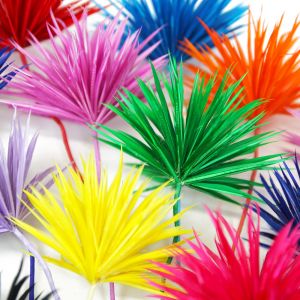 www.houseofadorn.com - Flower Feather Spiky Biot Thistle