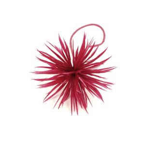 www.houseofadorn.com - Flower Feather Spiky Biot Thistle - Fuchsia Pink