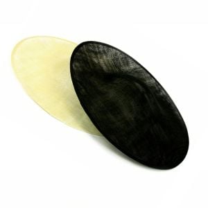 www.houseofadorn.com - Sinamay Saucer Disc Slanted Brim Large Hat Base (45cm)