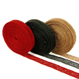 www.houseofadorn.com - Braid Trim - Abaca Hemp Straw Woven Ribbon 16mm (Price per 5m)