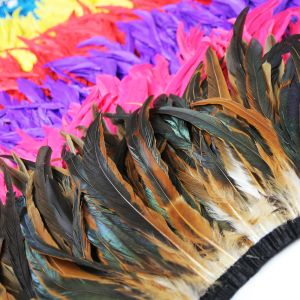 www.houseofadorn.com - Feather Rooster Coque Tail on Fringe 20-30cm (Price per 10cm)