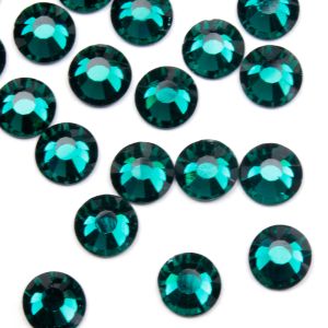 www.houseofadorn.com - 2Adorn Crystals - Non-Hotfix Diamantes - Standard Range SS20 - Emerald Green