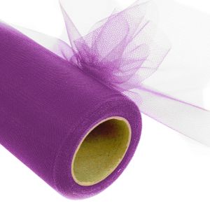 www.houseofadorn.com - Tulle Roll - Plain Colours 6" (Price per 22m / 25y Spool) - Lilac