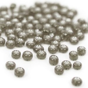 www.houseofadorn.com - Seed Beads - Glass Round Silver Lined Size 12/0 1.9mm (Price per 50g) - Grey