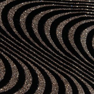www.houseofadorn.com - Velvet Spandex Lycra 2 Way Stretch Fabric W150cm - Glitter Illusion (Price per 1m) - Rose Gold on Black