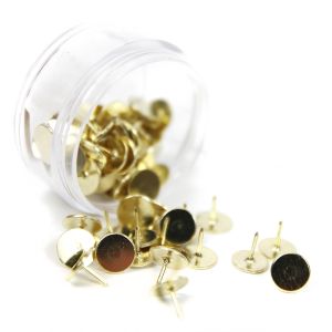 www.houseofadorn.com - Block-Easy Kit - 60 Tack Pin Refill - Gold