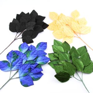www.houseofadorn.com - Leaves & Branch - Velvet (18 leaves) Large Spray Style 501
