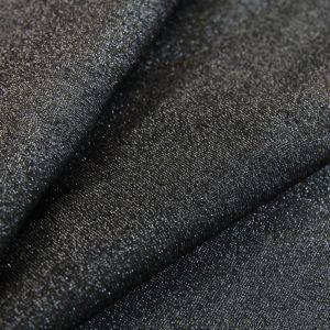 www.houseofadorn.com - Spandex Nylon Lycra 4 Way Stretch Fabric W150cm/90gsm - Cristal ® Crystal Sheer Finish (Price per 1m) - Black